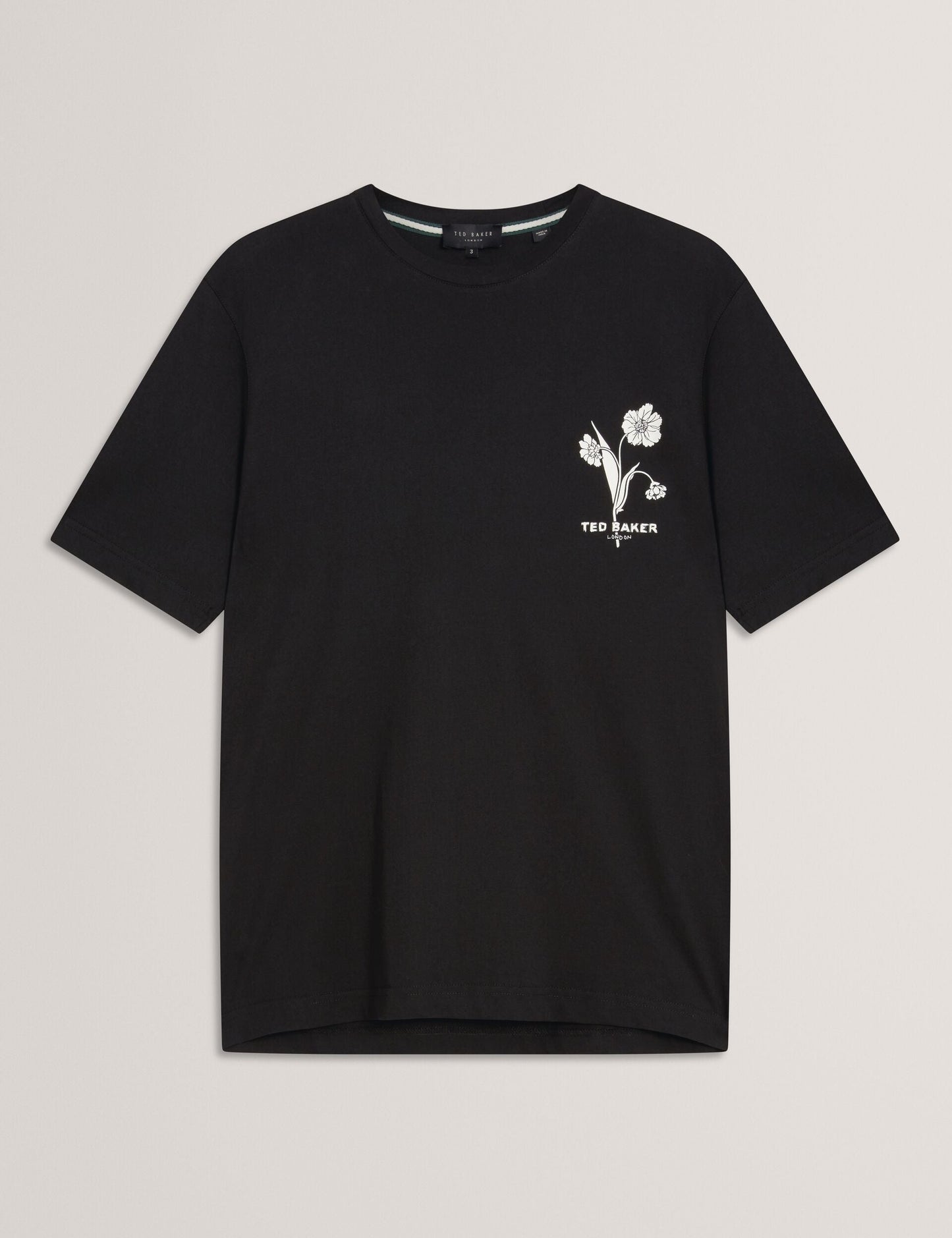 Ted Baker CAHEL Floral Logo Graphic Cotton T-Shirt