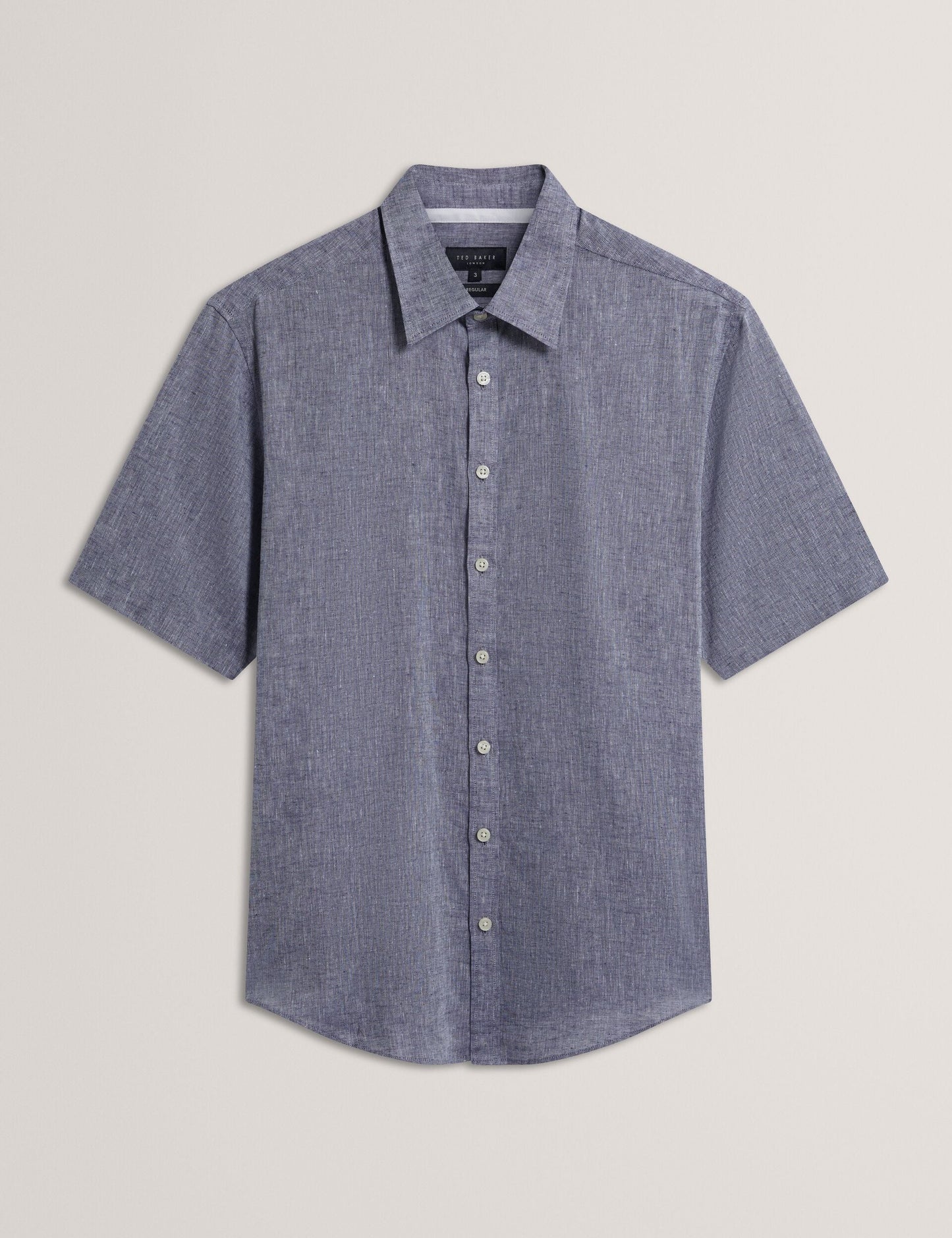 Ted Baker WRYTE Short Sleeve Linen Cotton Woven Shirt