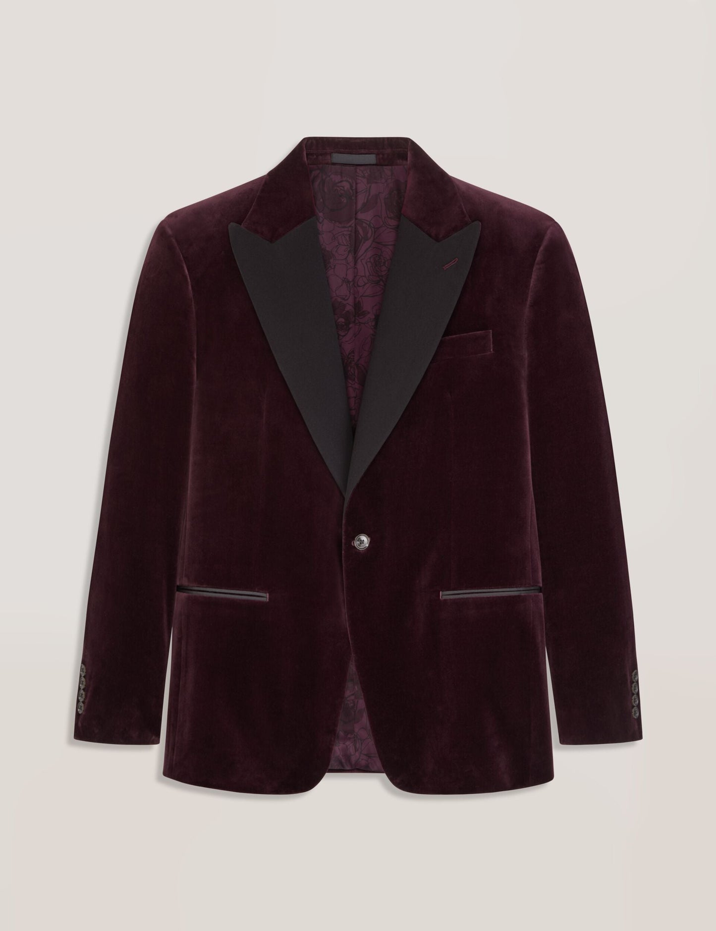 Ted Baker WEBSTER Velvet Single Breasted Tuxedo Jacket