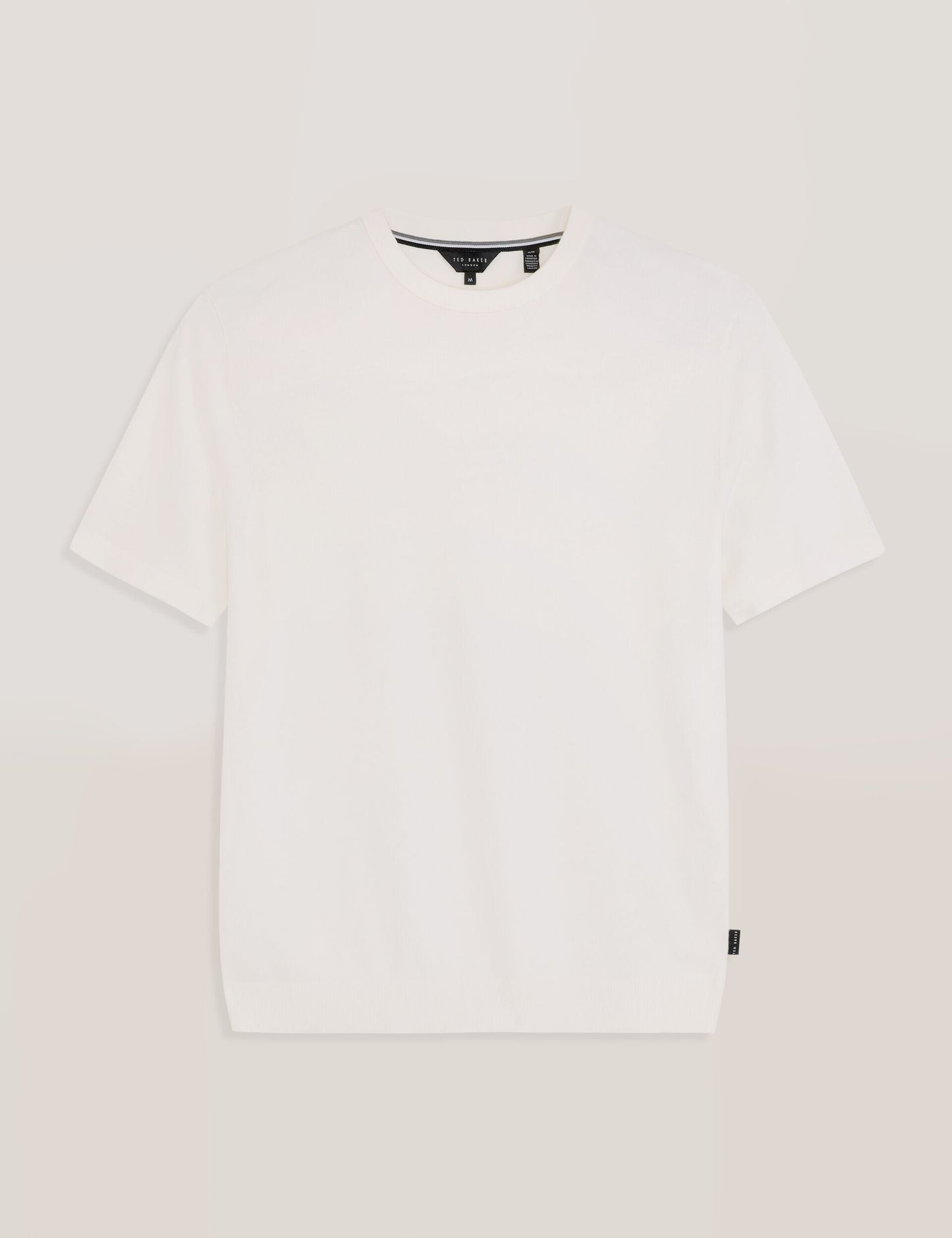 Ted Baker MODERN VISCOSE BLEND CREW - Egret