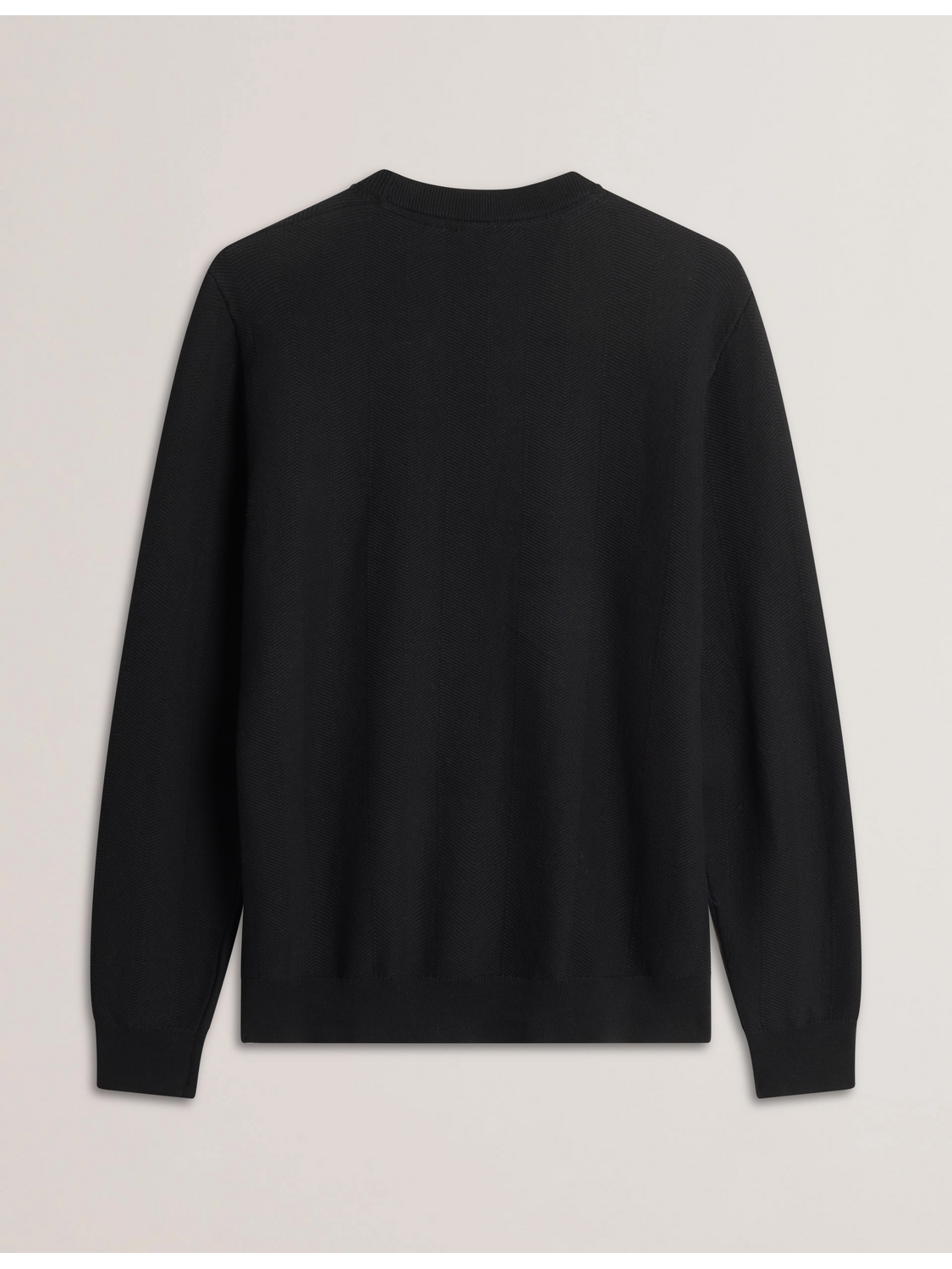 Ted Baker JAMALS - Herringbone Knit Crew Neck Sweater