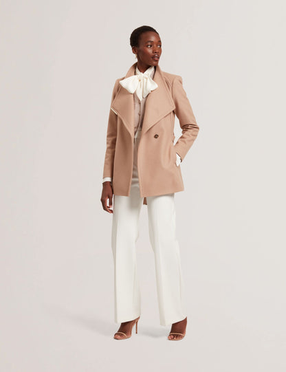 Ted Baker ROSESS Short Belted Wool Wrap Coat