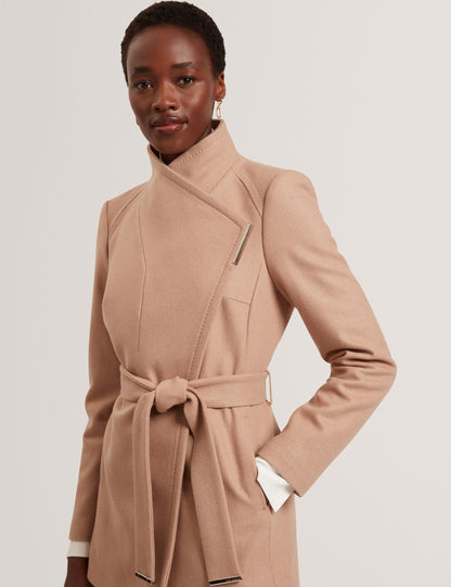 Ted Baker ROSESS Short Belted Wool Wrap Coat