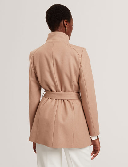 Ted Baker ROSESS Short Belted Wool Wrap Coat