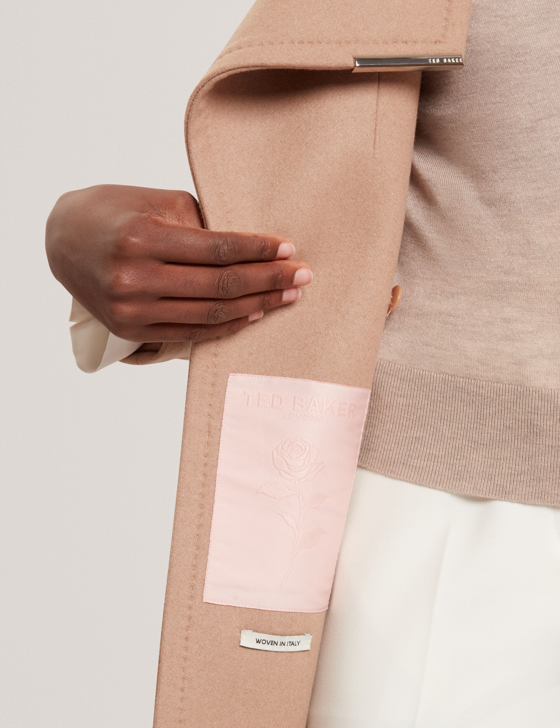 Ted Baker ROSESS Short Belted Wool Wrap Coat