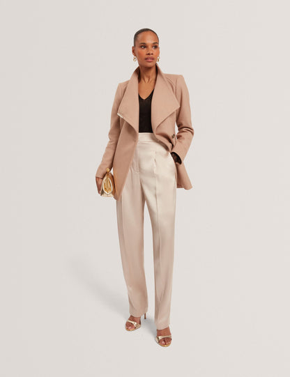 Ted Baker ROSESS Short Belted Wool Wrap Coat