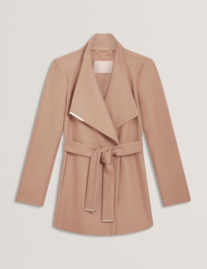 Ted Baker ROSESS Short Belted Wool Wrap Coat