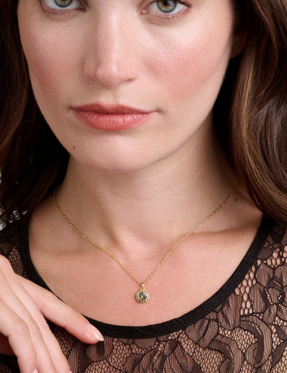 Ted Baker SOLTELL - Solitaire Sparkle Crystal Pendant Necklace
