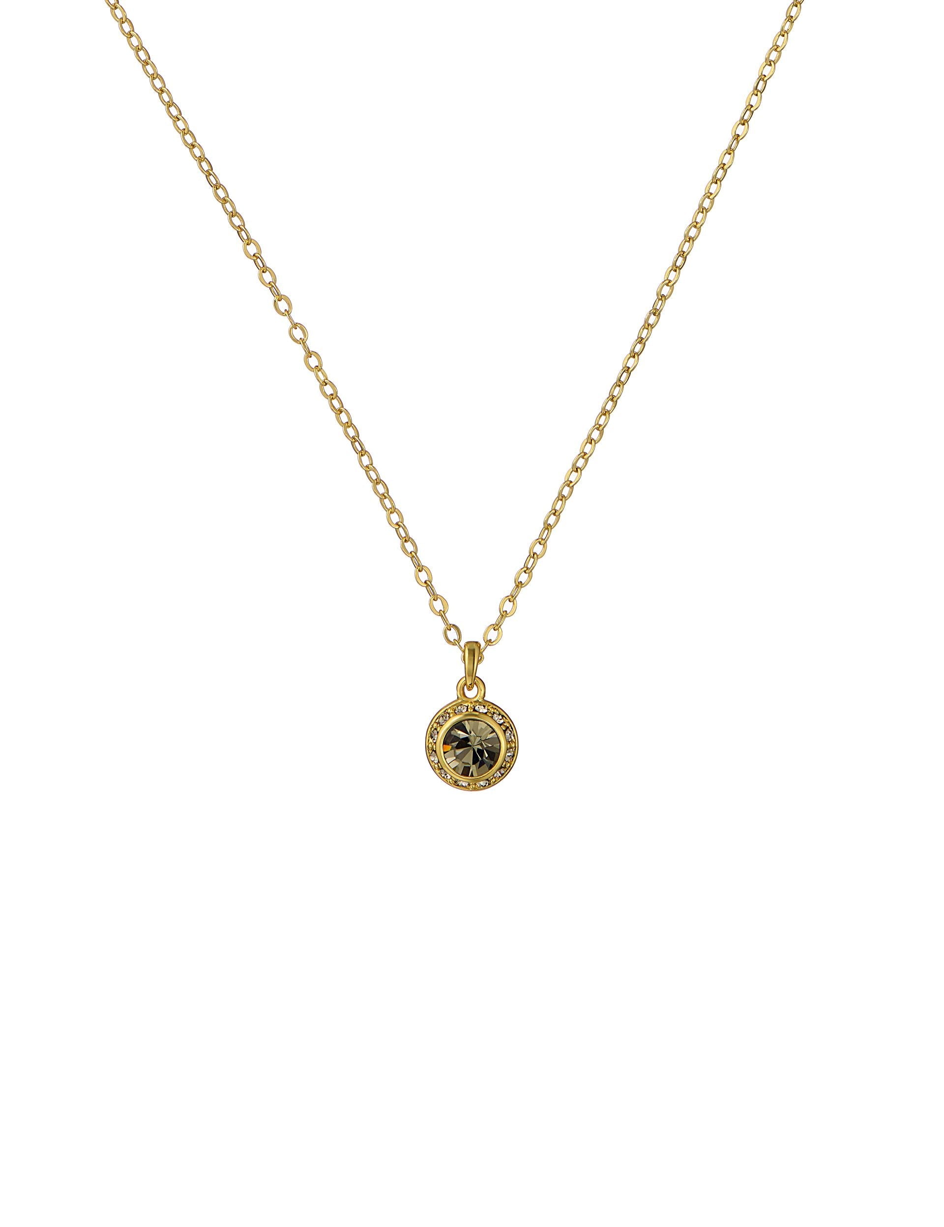 Ted Baker SOLTELL - Solitaire Sparkle Crystal Pendant Necklace