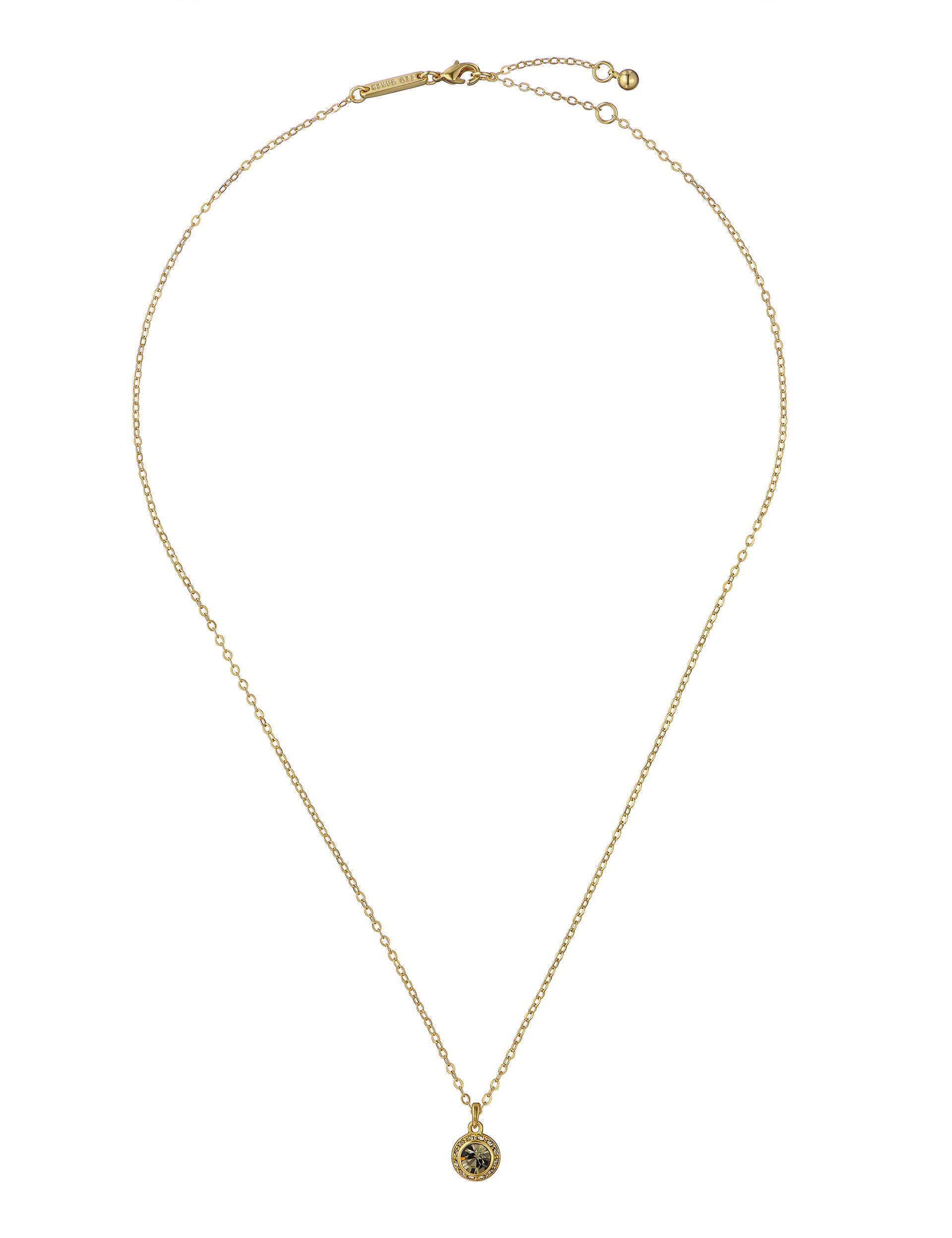 Ted Baker SOLTELL - Solitaire Sparkle Crystal Pendant Necklace