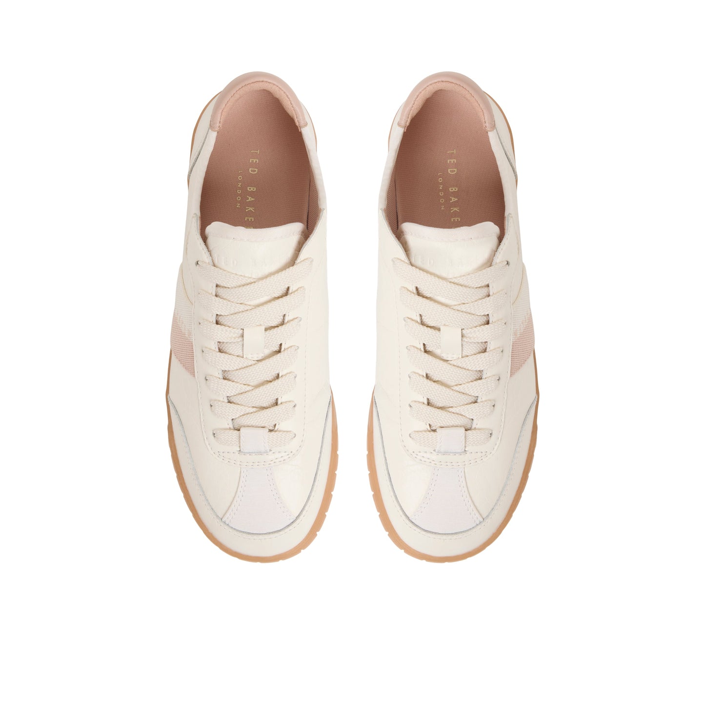 Ted Baker BEA Logo Stripe Leather Sneakers