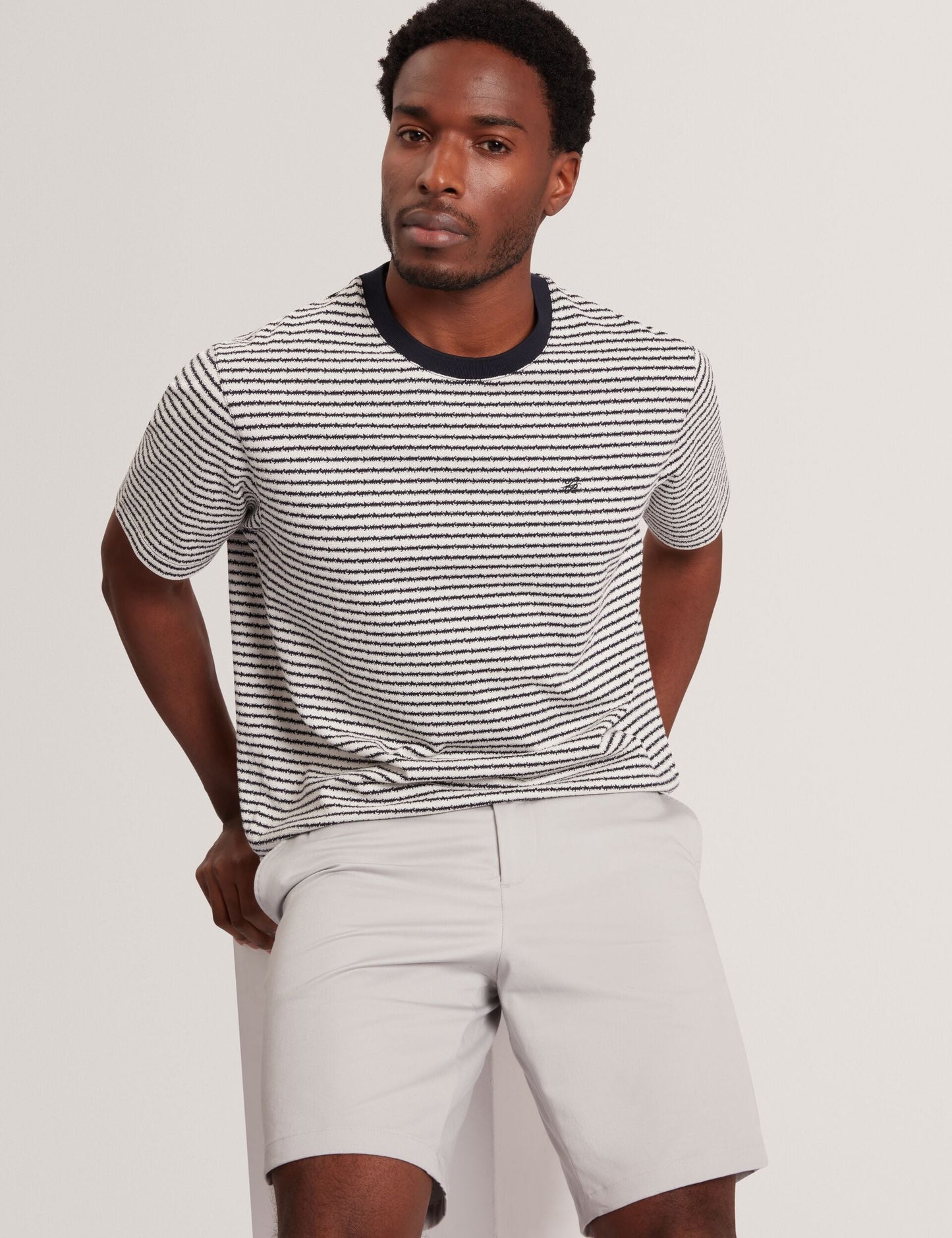 Ted Baker LOWETON - Slim Leg Stretch Cotton Chino Shorts