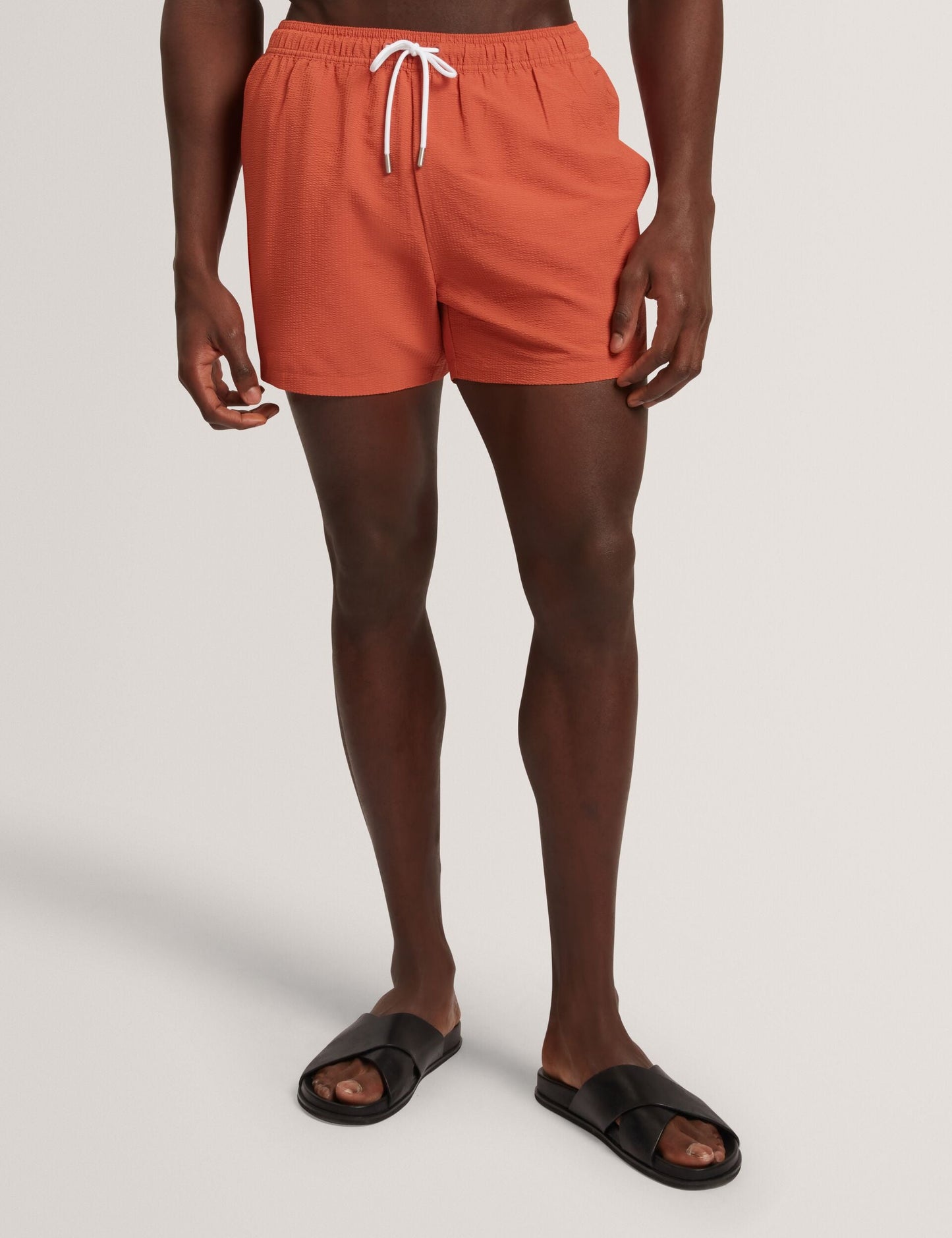 Ted Baker HEFFNER - Seersucker Mid-Length Swim Shorts