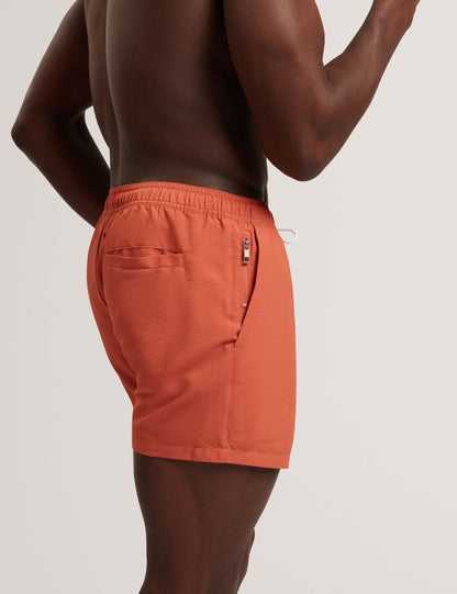 Ted Baker HEFFNER - Seersucker Mid-Length Swim Shorts