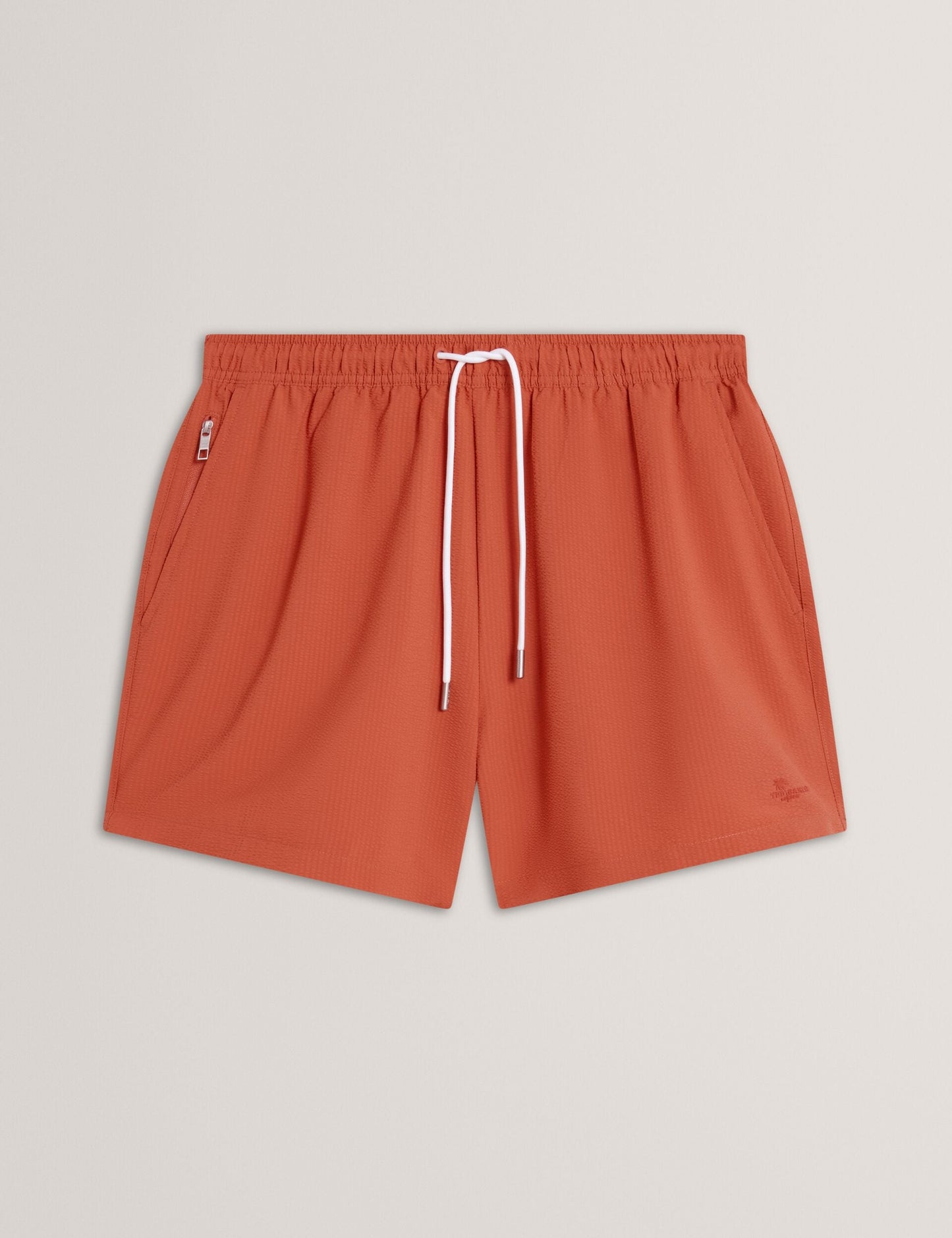 Ted Baker HEFFNER - Seersucker Mid-Length Swim Shorts