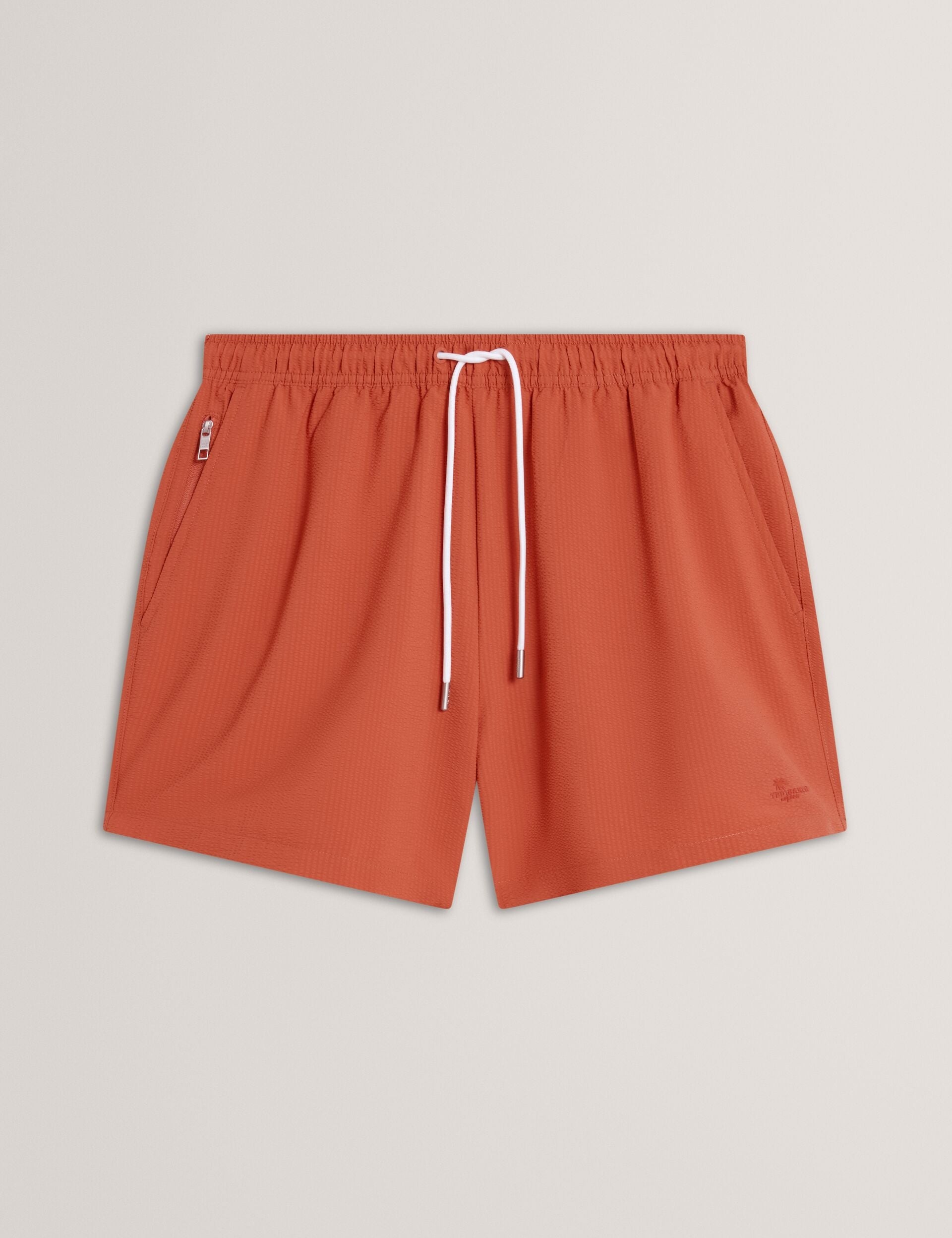 Ted Baker HEFFNER - Seersucker Mid-Length Swim Shorts