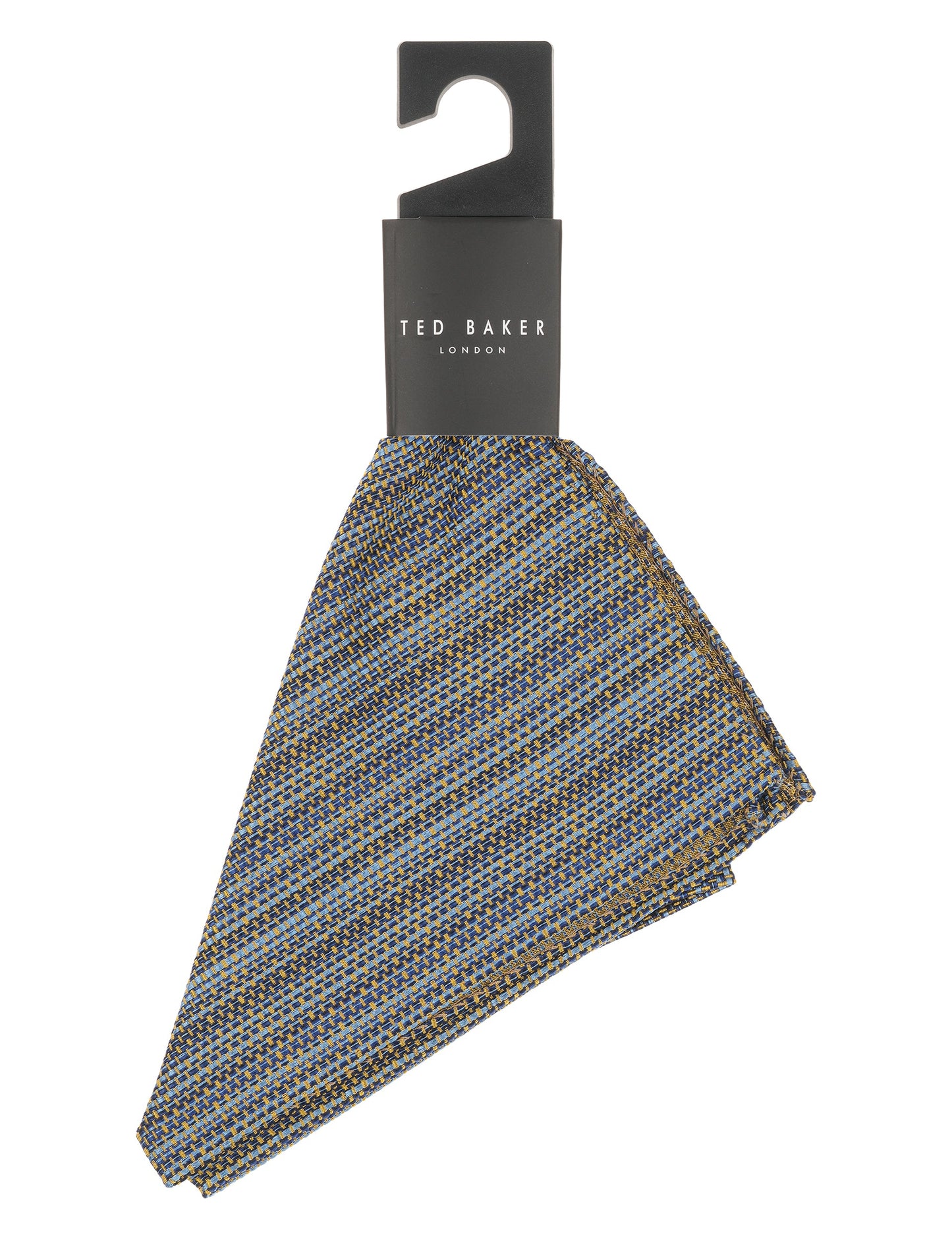 Ted Baker AMWELLPS Woven Stripe Silk Pocket Square