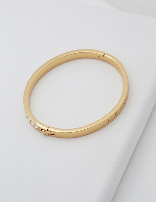 Ted Baker CLEMARA - Crystal Hinge Bangle Bracelet