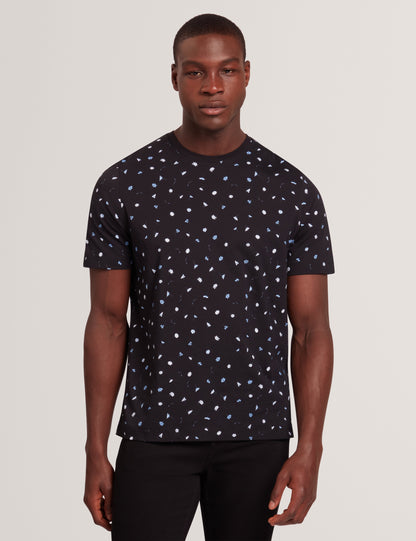 Ted Baker BURTUN - Scattered Floral Print Crew Neck T-Shirt