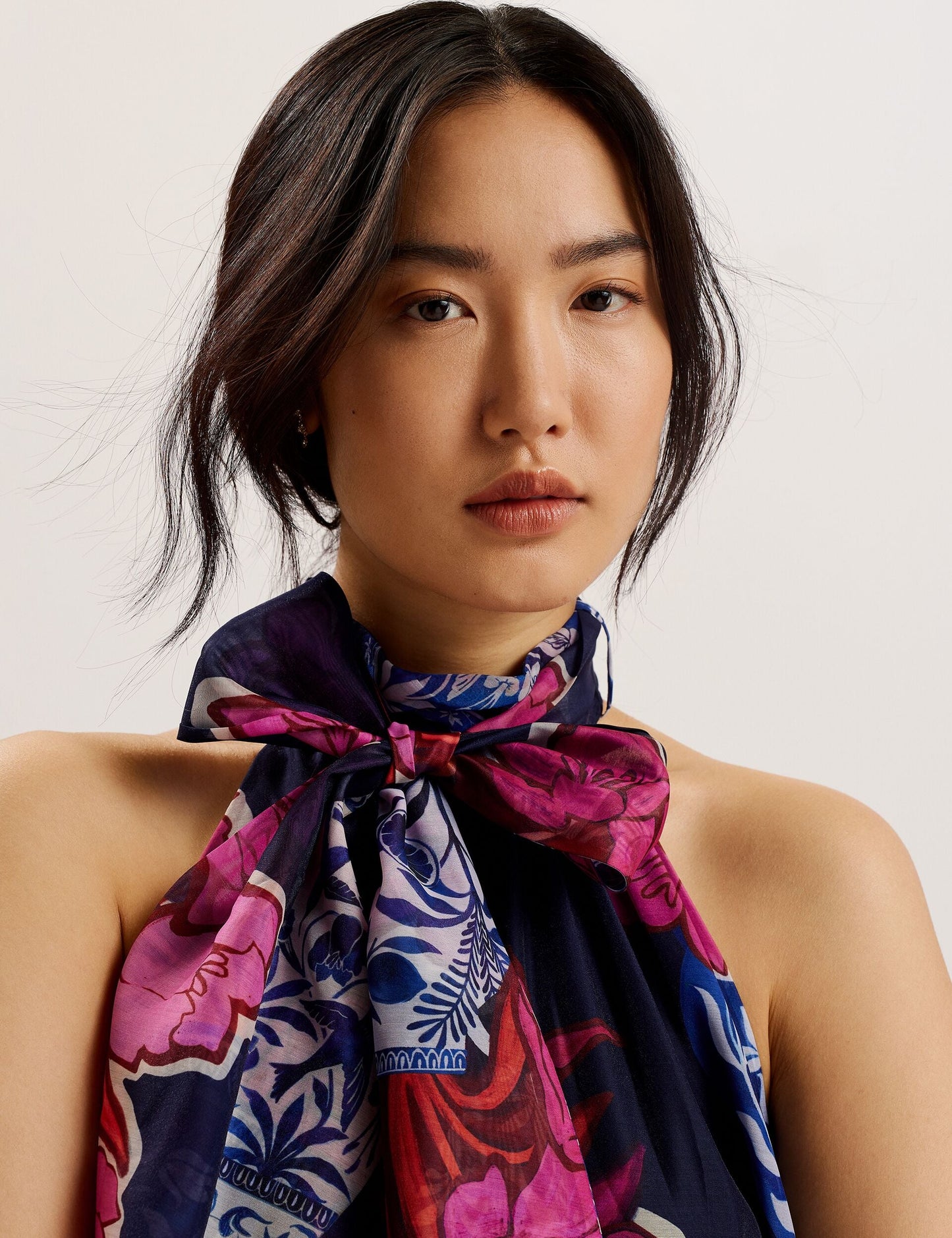 Ted Baker KINOSEI - Printed Organza Maxi Dress