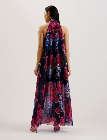 Ted Baker KINOSEI - Printed Organza Maxi Dress
