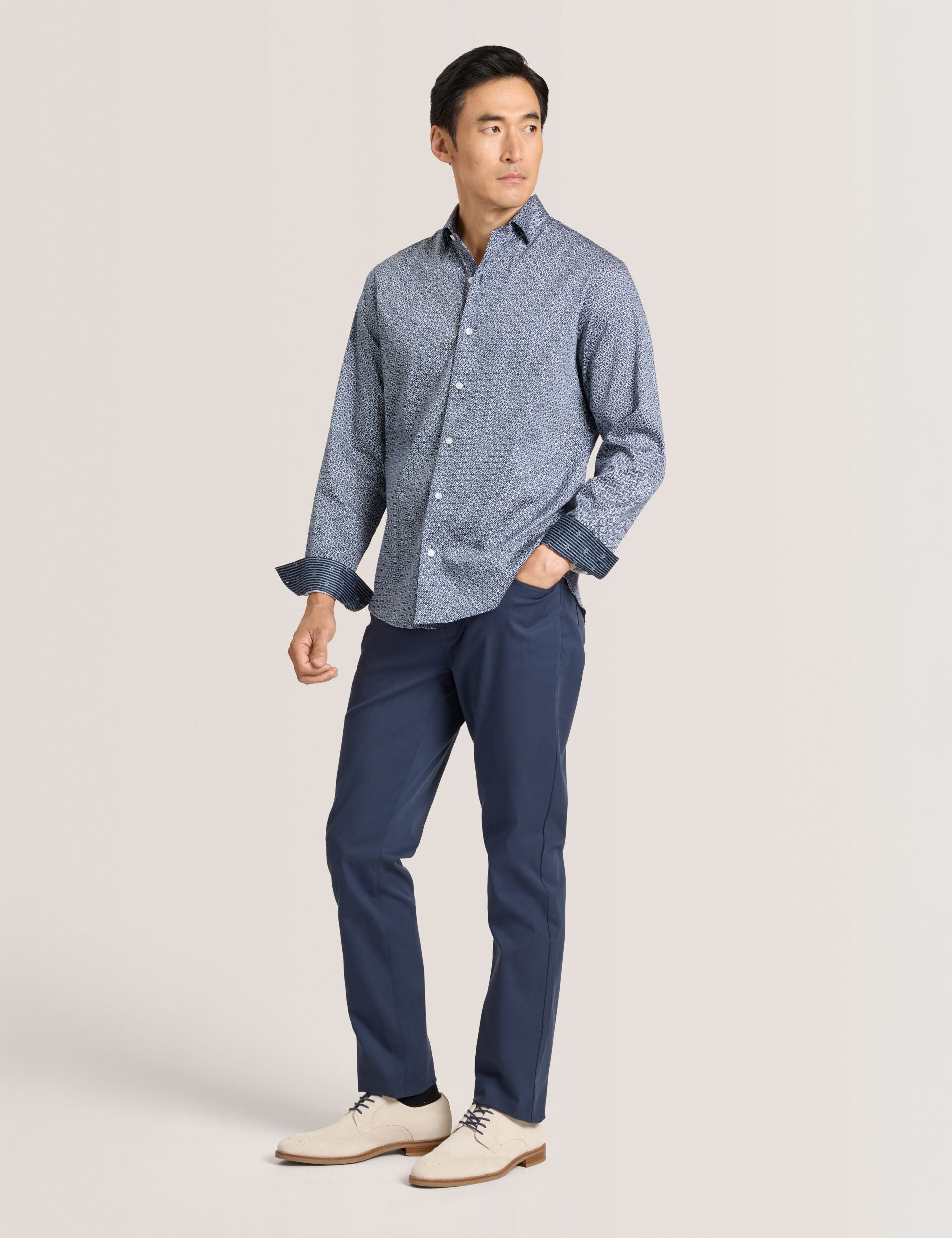 Ted Baker SOREN-CLAROT - Long Sleeve Clarot Print Shirt