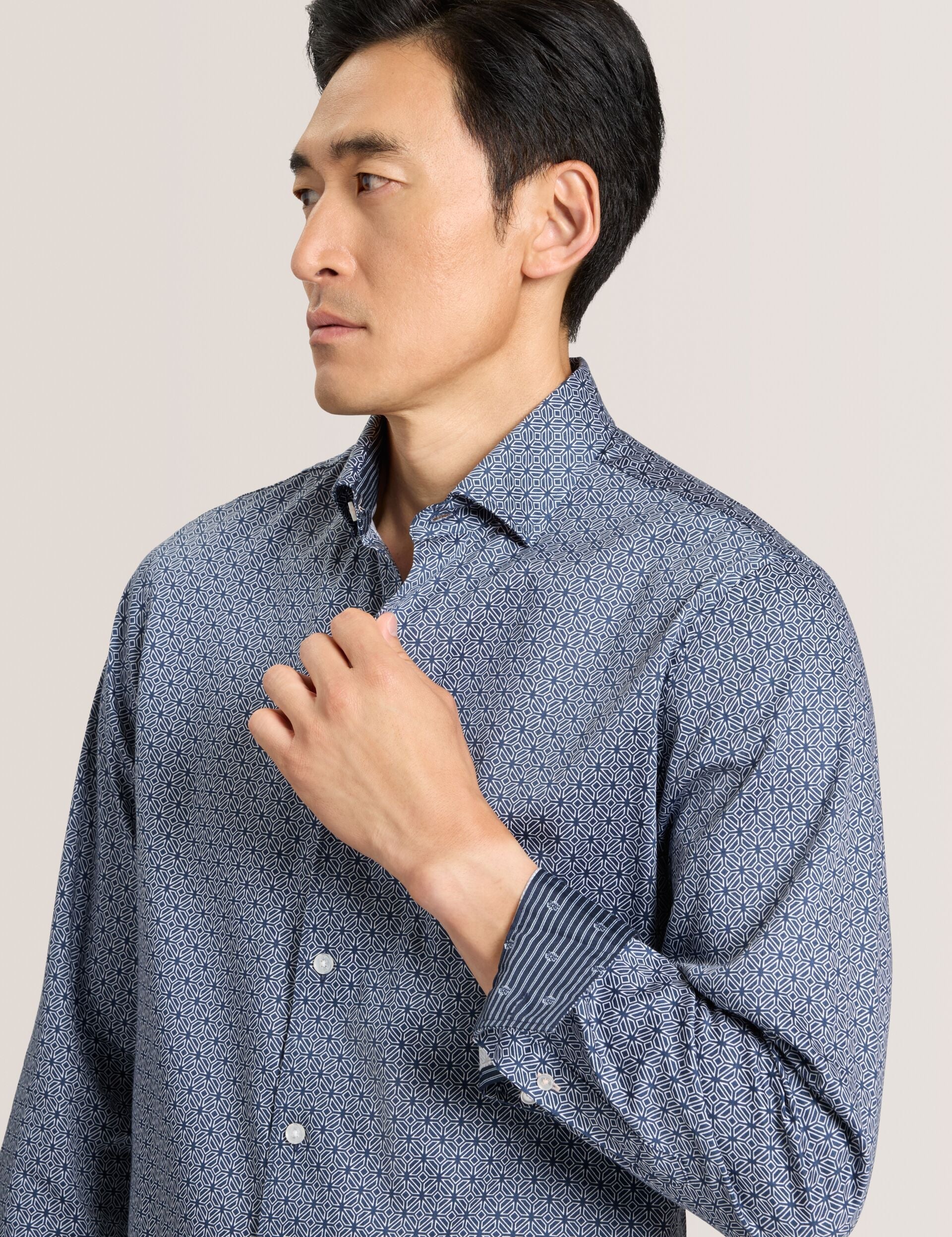 Ted Baker SOREN-CLAROT - Long Sleeve Clarot Print Shirt