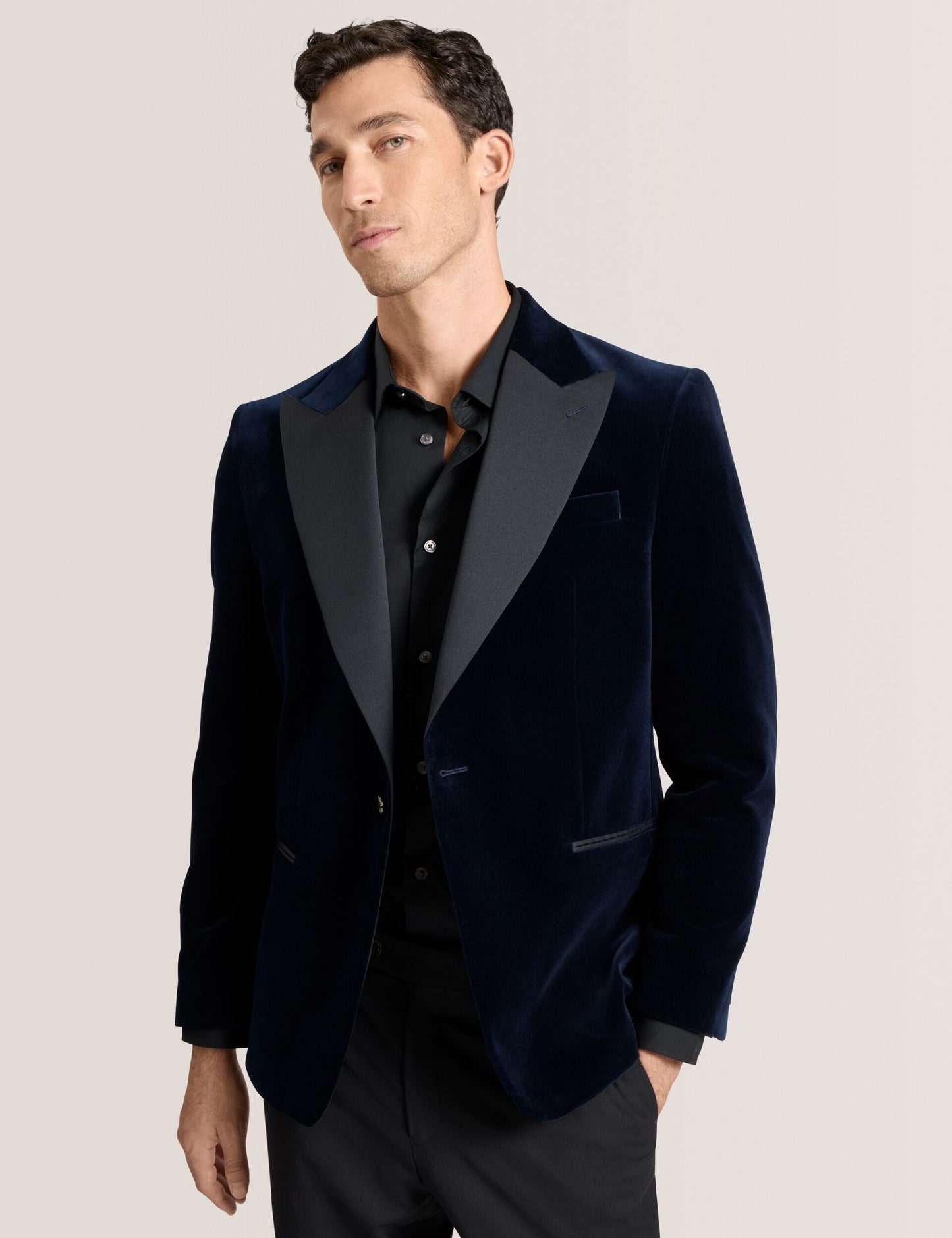 Ted Baker WEBSTER Velvet Single Breasted Tuxedo Jacket