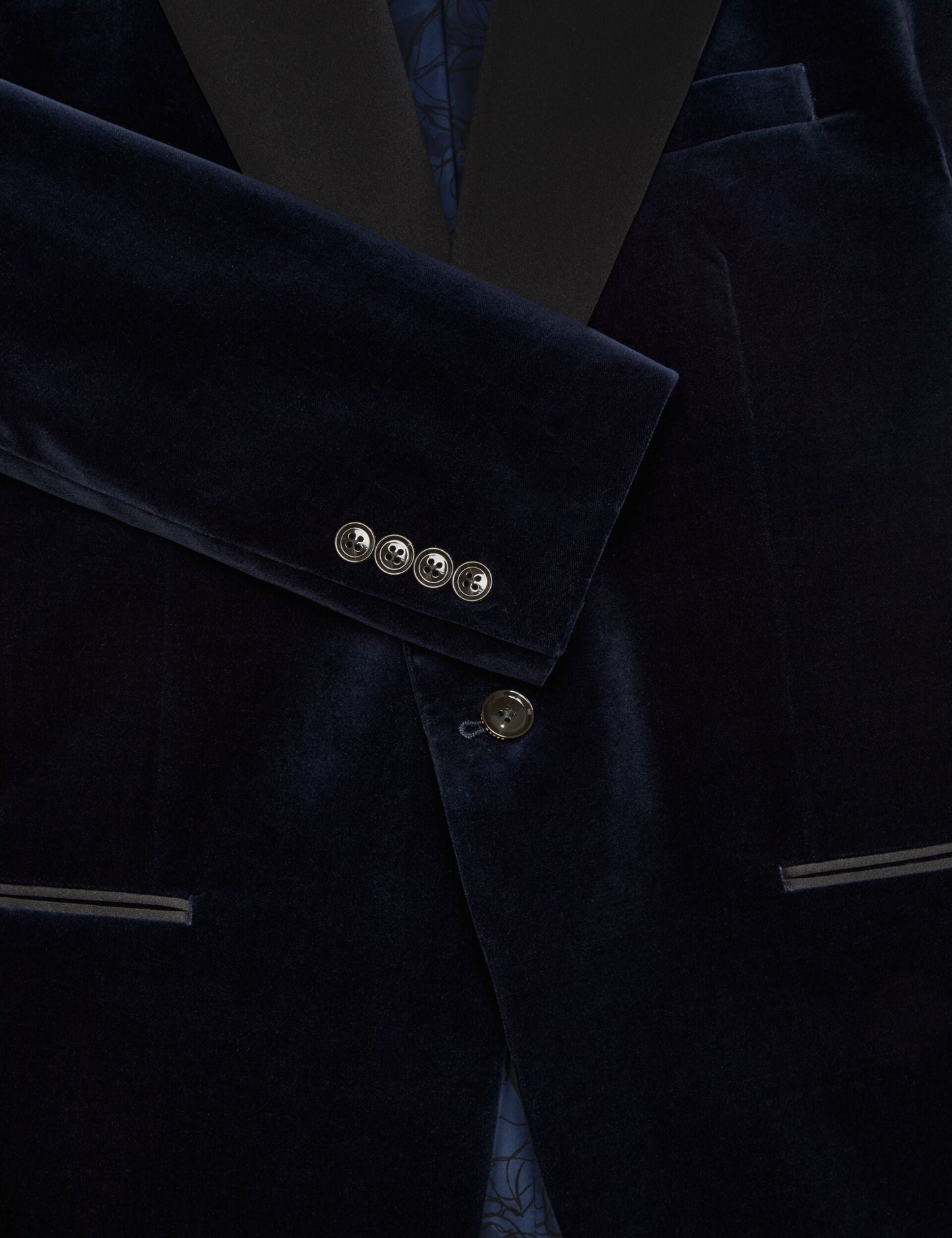 Ted Baker WEBSTER Velvet Single Breasted Tuxedo Jacket