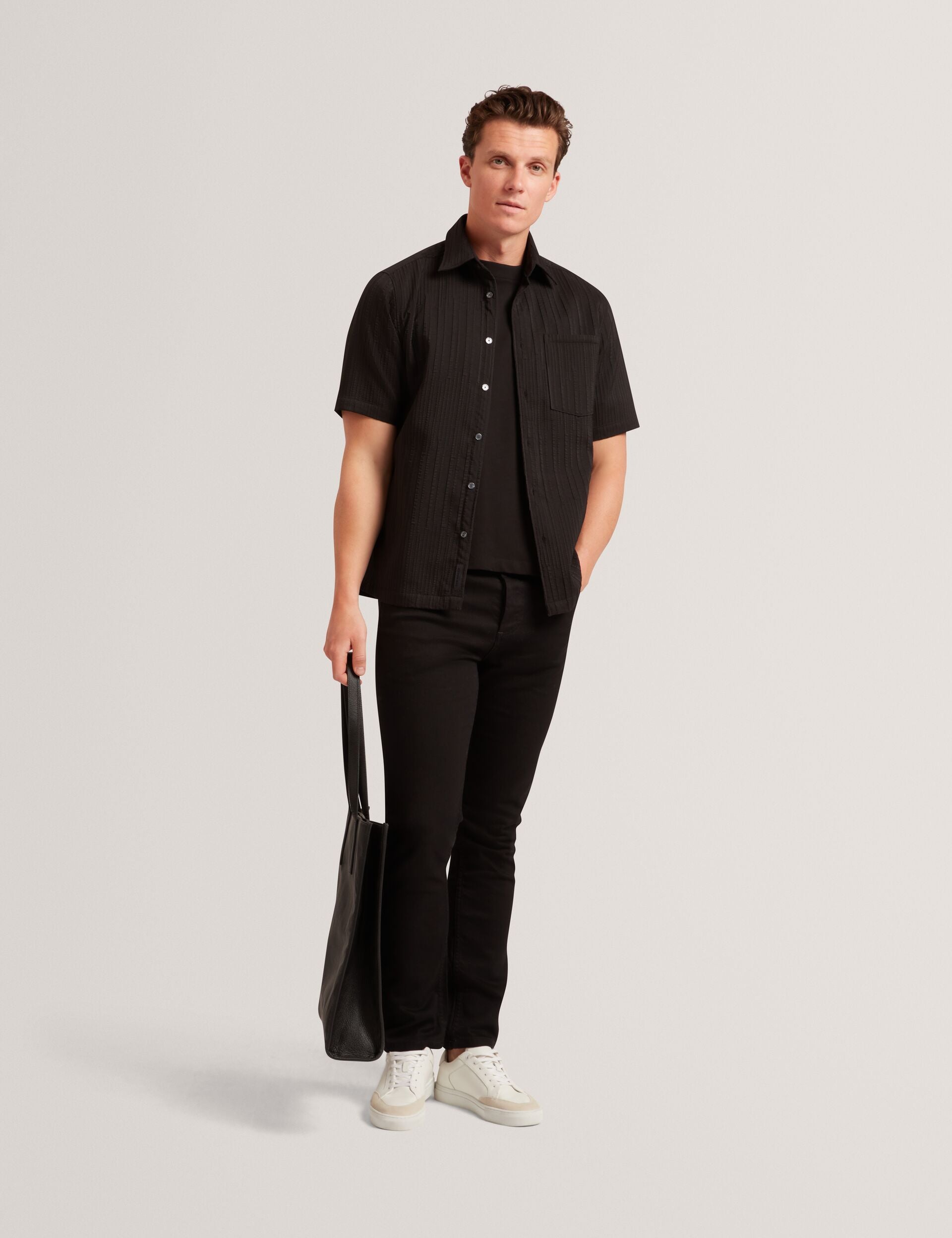 Ted Baker LUCKA - TB Branded Heavy Weight T-Shirt