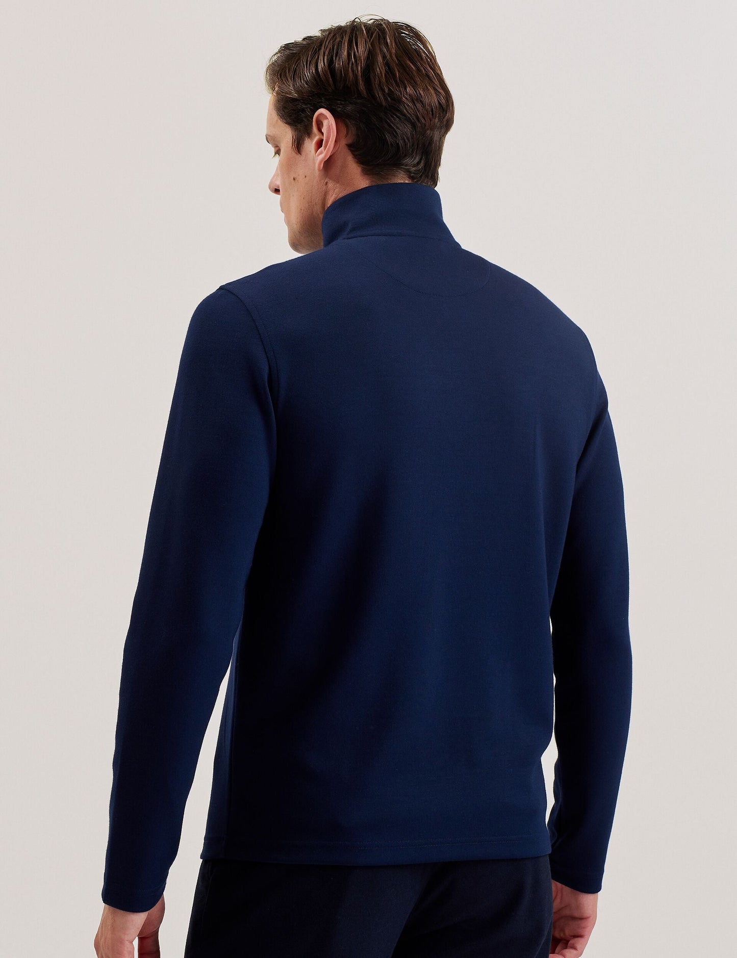 Ted Baker LONGMAN - Ombre Stripe Half-Zip Sweatshirt