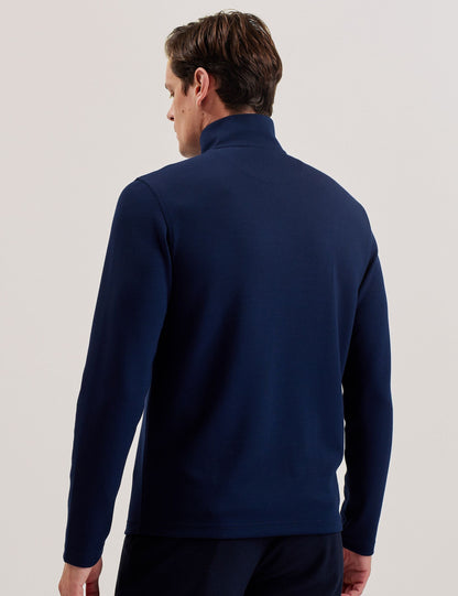 Ted Baker LONGMAN - Ombre Stripe Half-Zip Sweatshirt