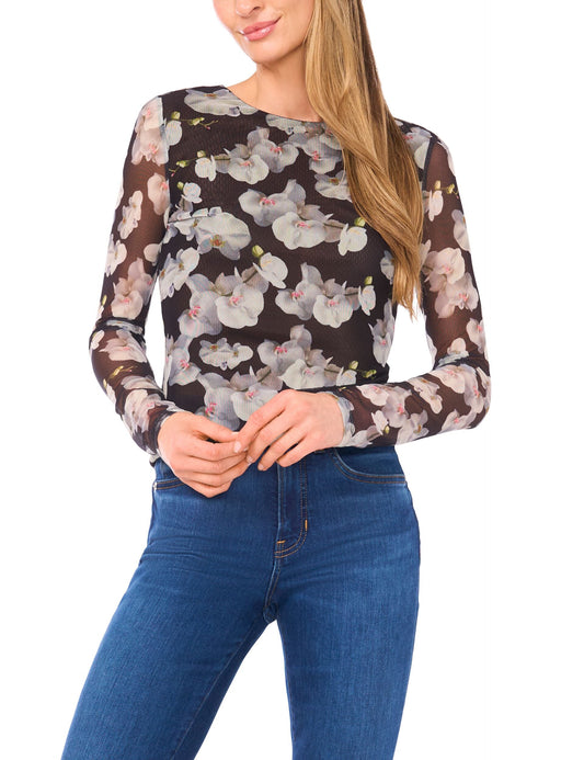 Ted Baker ORCHIRAE – Crew Neck Long Sleeve Top