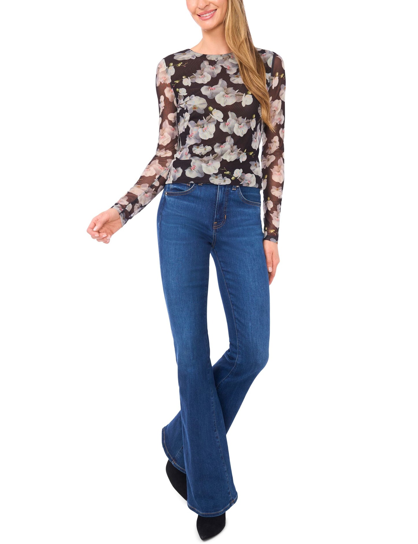 Ted Baker ORCHIRAE – Crew Neck Long Sleeve Top