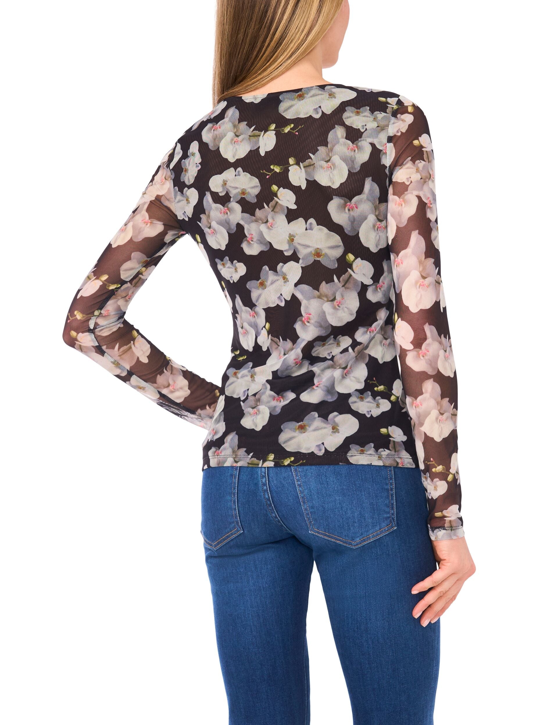 Ted Baker ORCHIRAE – Crew Neck Long Sleeve Top