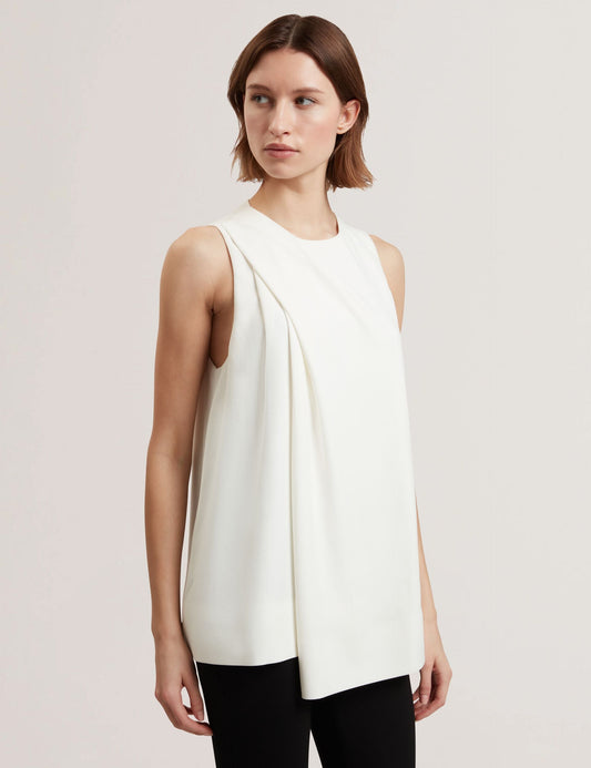 Ted Baker ICANA - Draped Front Asymmetric Sleeveless Top