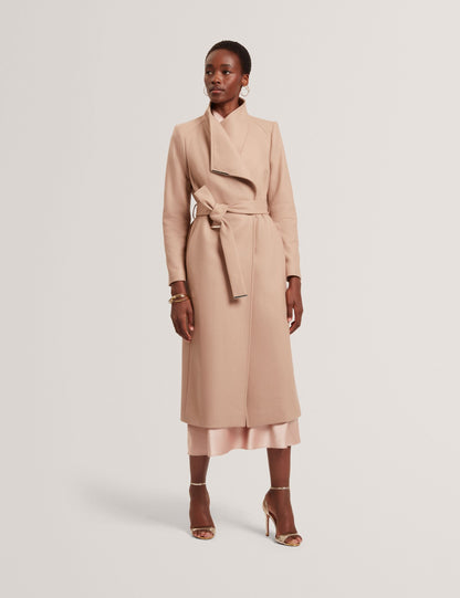 Ted Baker ROSELL Longline Belted Wool Wrap Coat