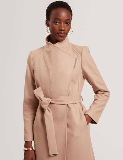 Ted Baker ROSELL Longline Belted Wool Wrap Coat