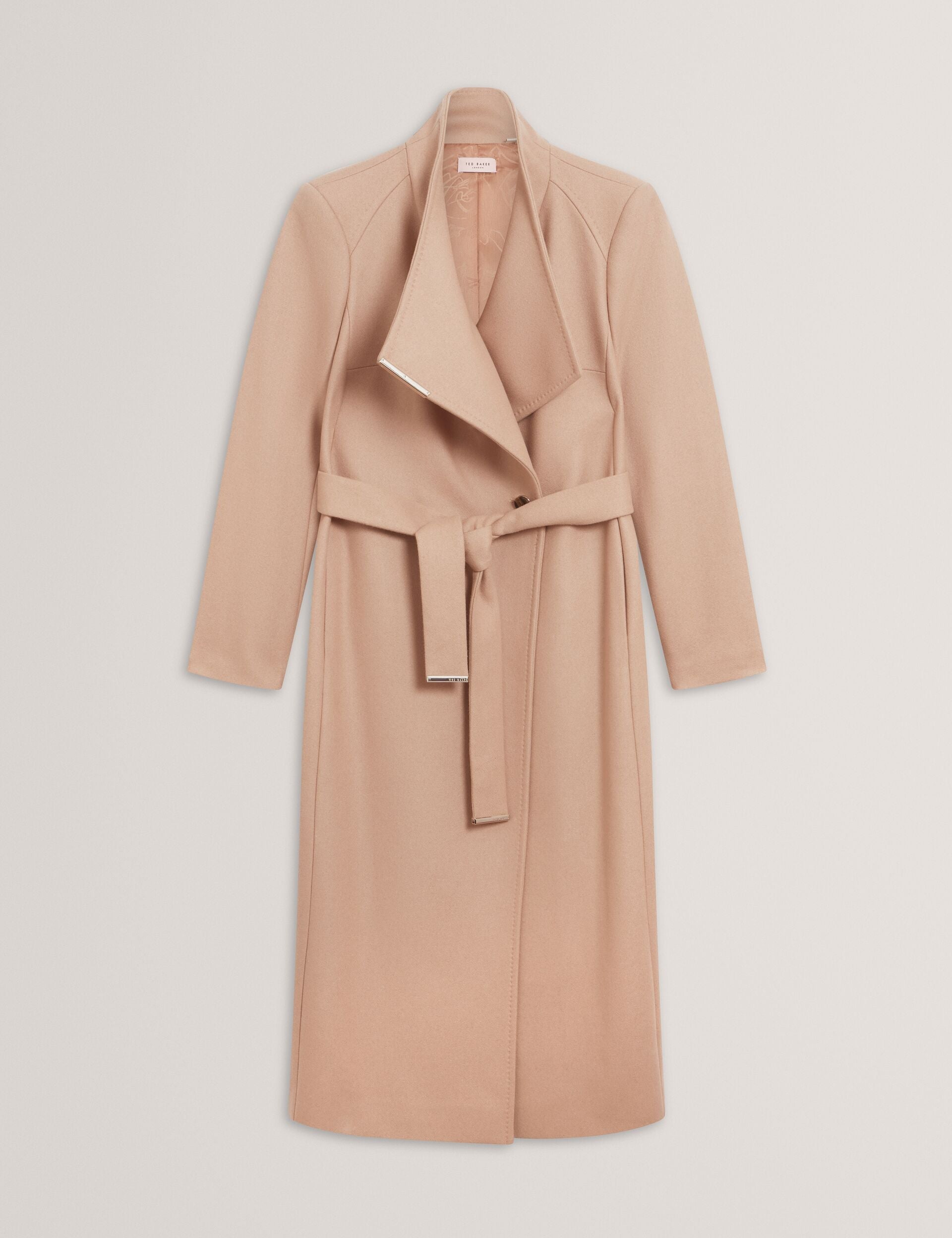 Ted Baker ROSELL Longline Belted Wool Wrap Coat