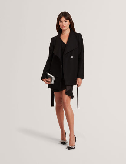 Ted Baker ROSESS Short Belted Wool Wrap Coat