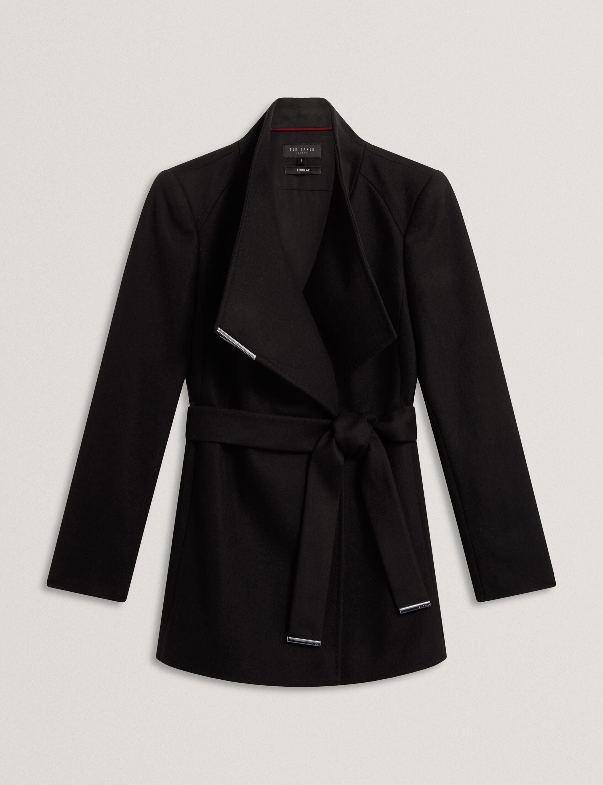 Ted Baker ROSESS Short Belted Wool Wrap Coat
