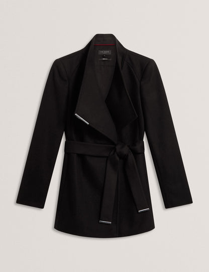 Ted Baker ROSESS Short Belted Wool Wrap Coat