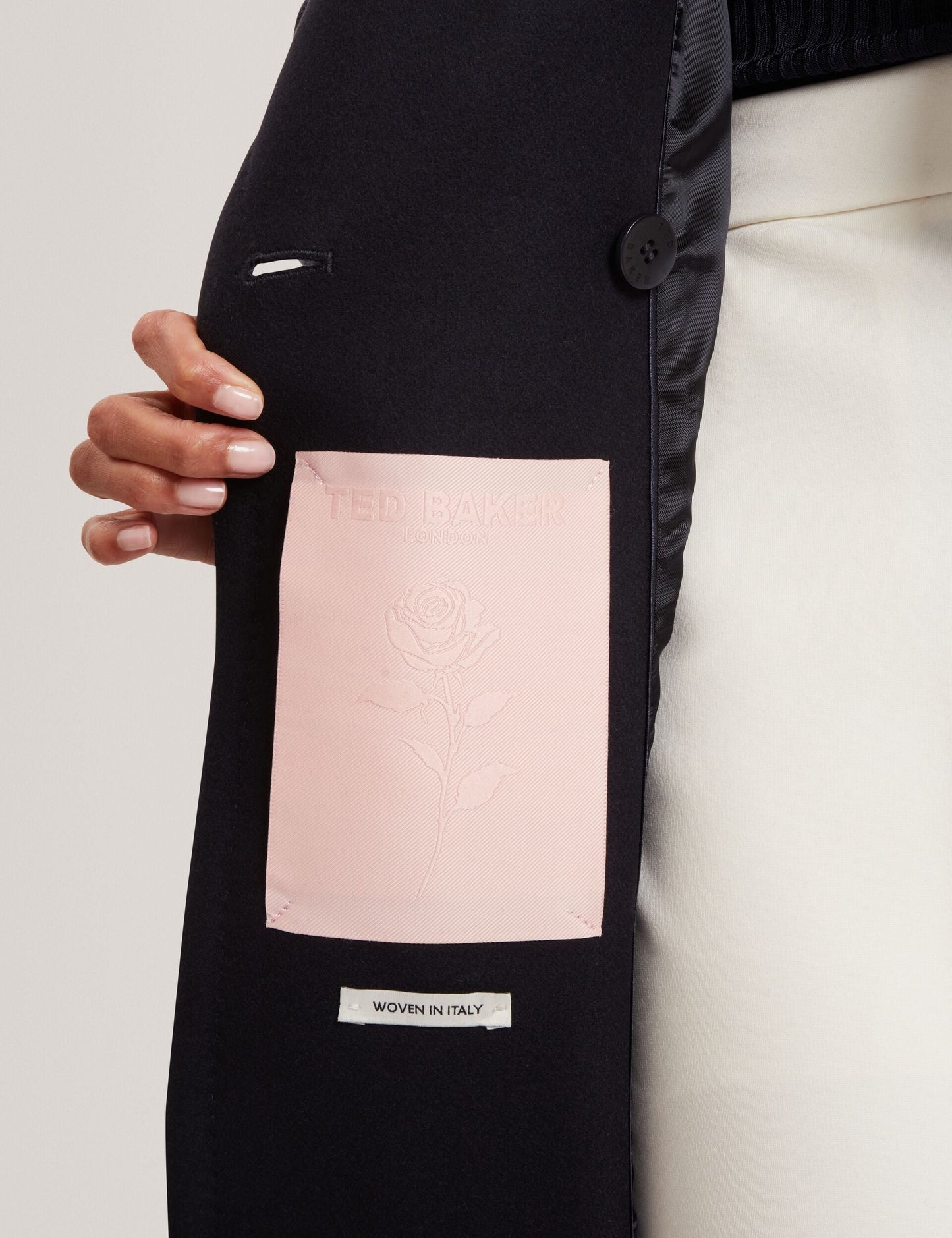 Ted Baker ROSESS Short Belted Wool Wrap Coat