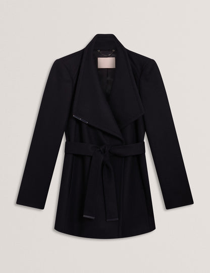 Ted Baker ROSESS Short Belted Wool Wrap Coat