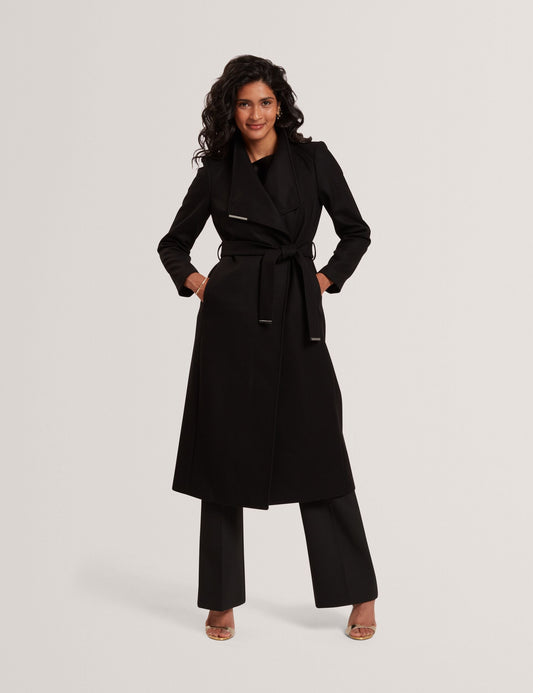 Ted Baker ROSELL Longline Belted Wool Wrap Coat