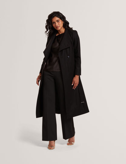 Ted Baker ROSELL Longline Belted Wool Wrap Coat