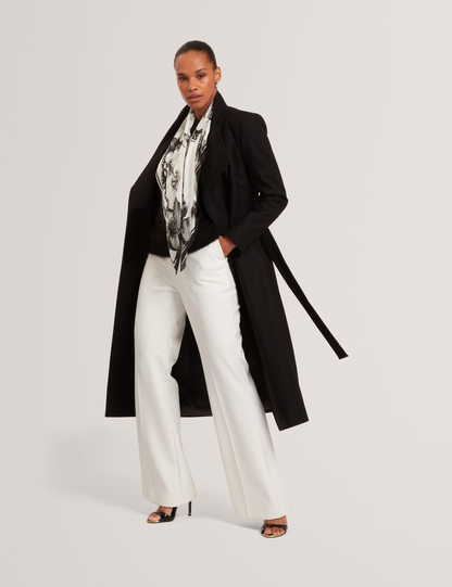 Ted Baker ROSELL Longline Belted Wool Wrap Coat