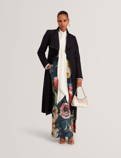 Ted Baker ROSELL Longline Belted Wool Wrap Coat
