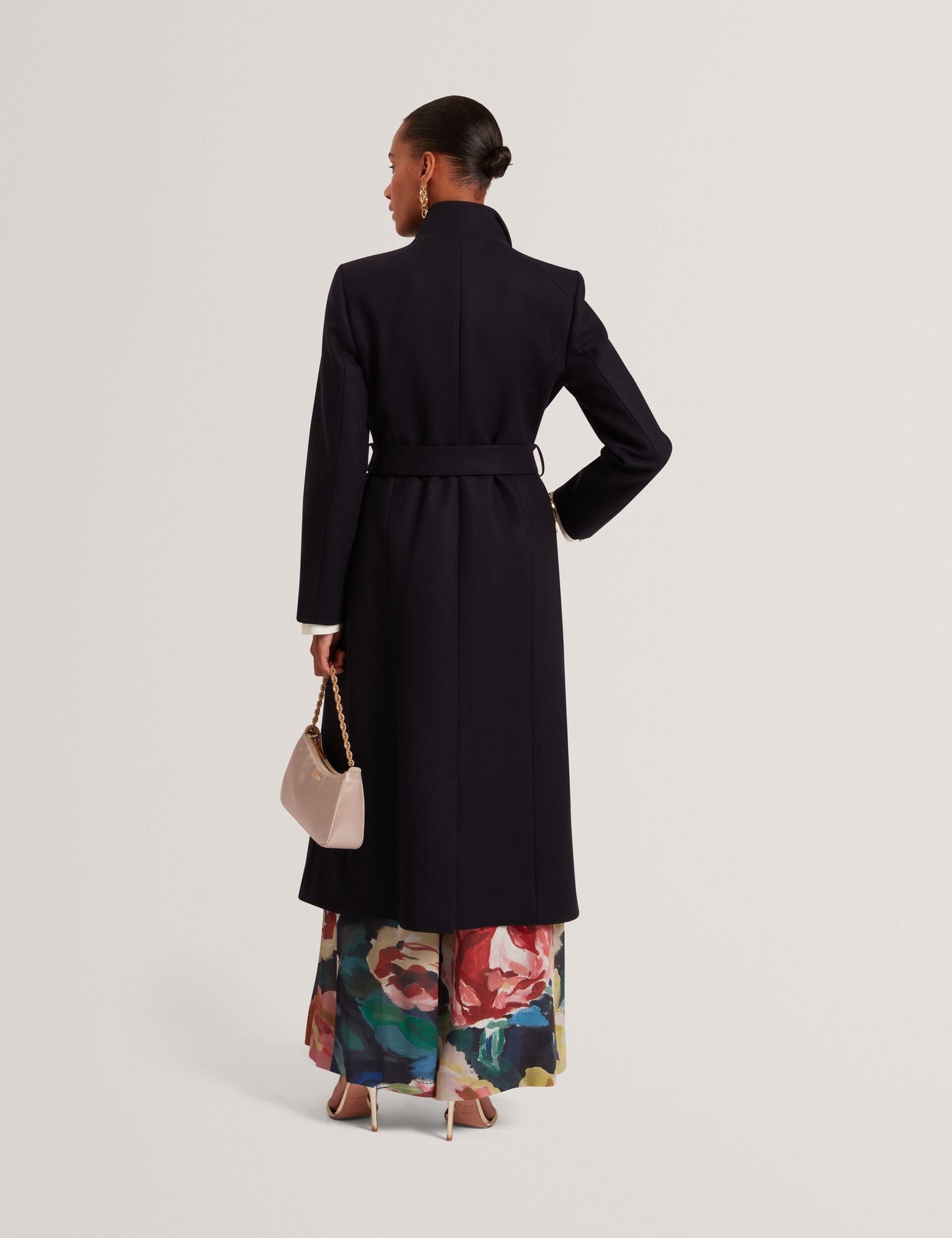 Ted Baker ROSELL Longline Belted Wool Wrap Coat