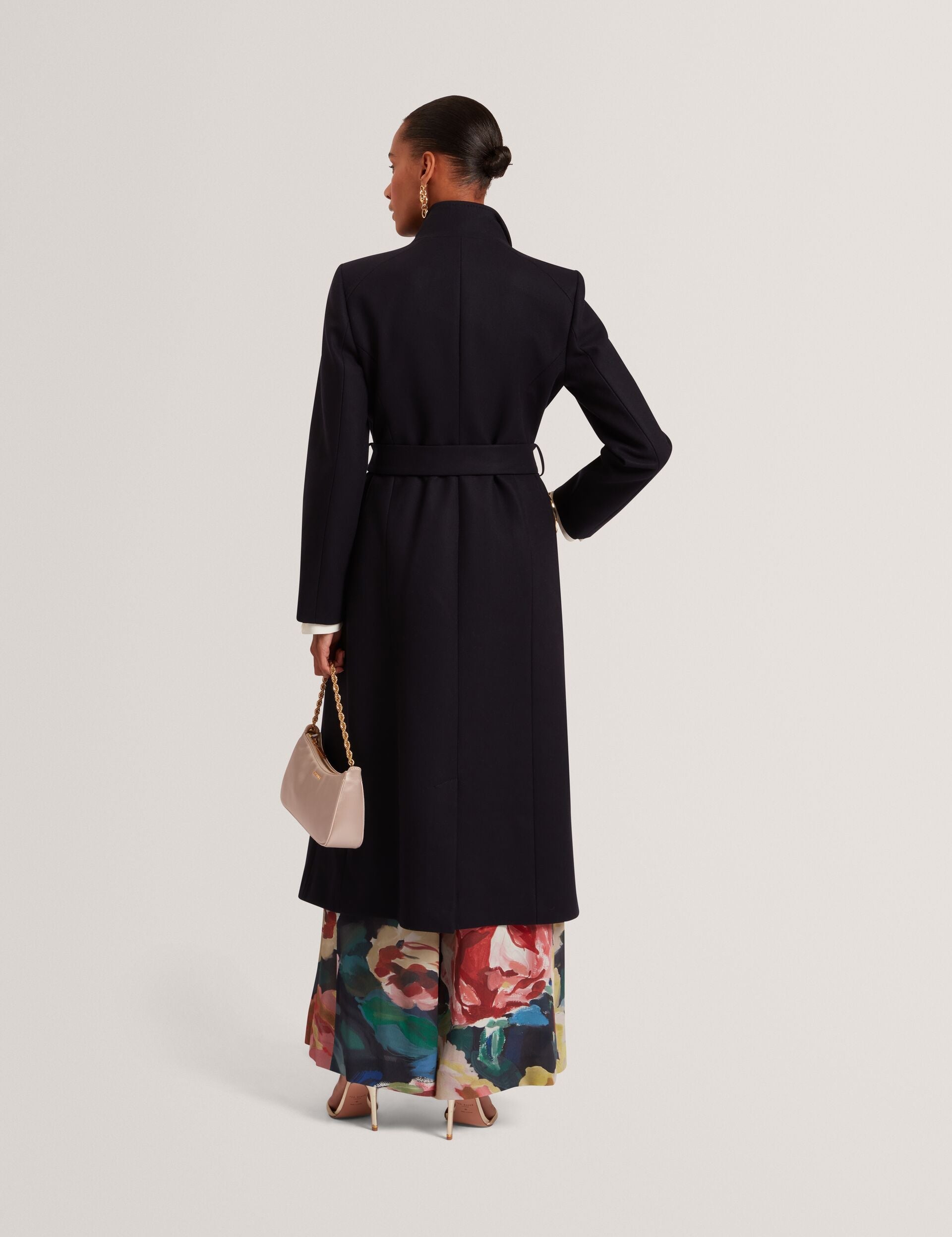 Ted Baker ROSELL Longline Belted Wool Wrap Coat
